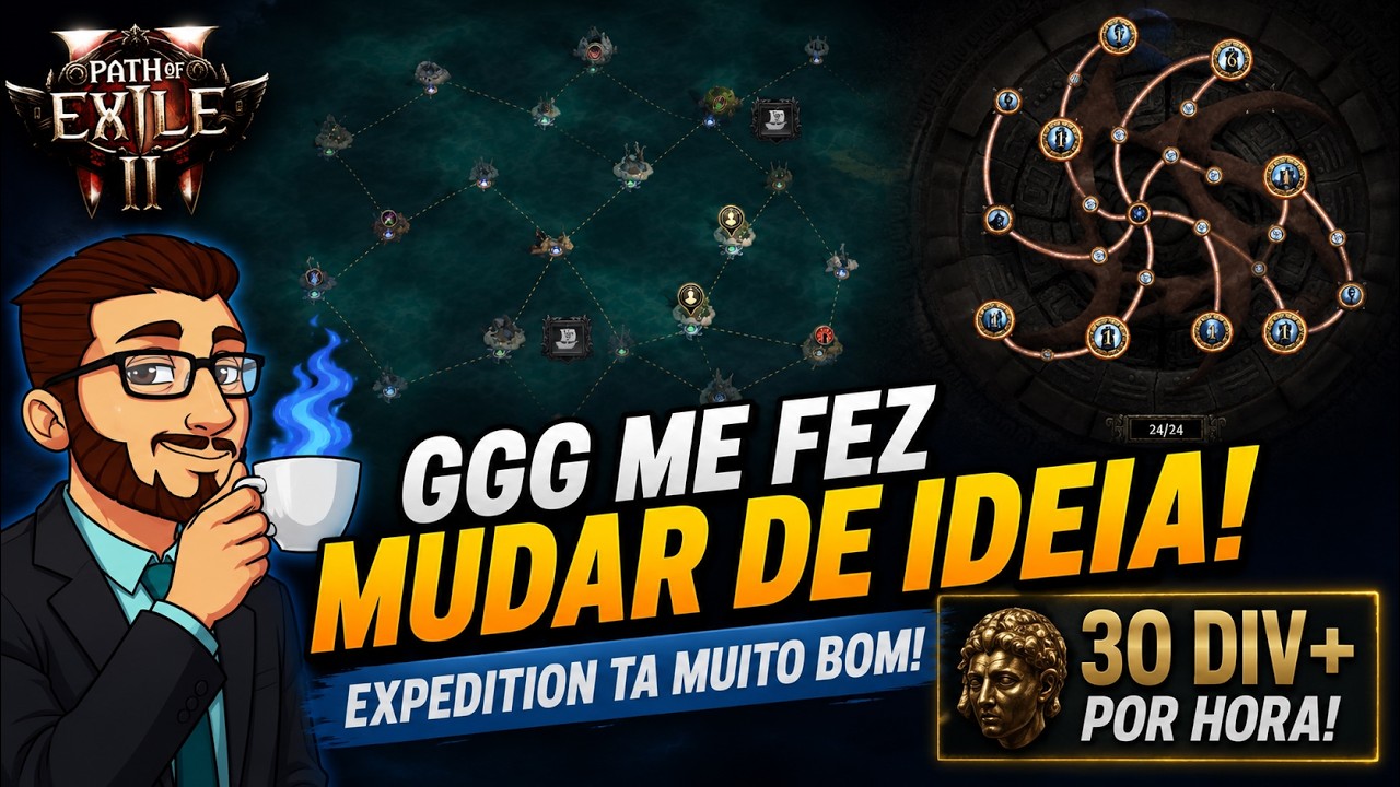 GGG ME FEZ MUDAR DE IDEIA! A NOVA EXPEDITION TA BRABA! 30 + DIV HORA - FARM DESAFIADOR E DIVERTIDO!