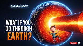 What Happens If You Fall Through the Earth? 😱 #DailyFactOOZ #facts #amazingfacts #earth #viral 