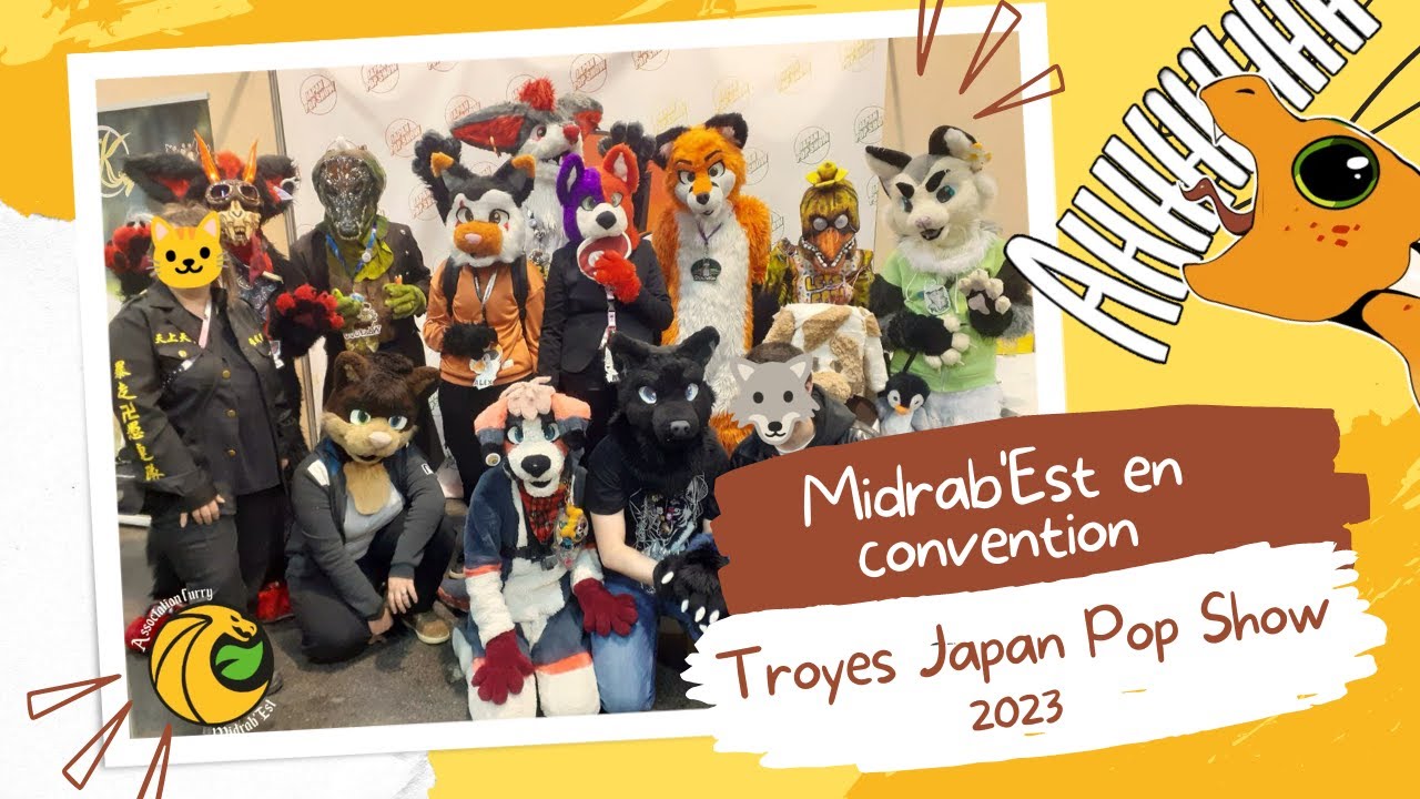 Midrb'Est en convention : Troyes japan Pop show 2023 - YouTube