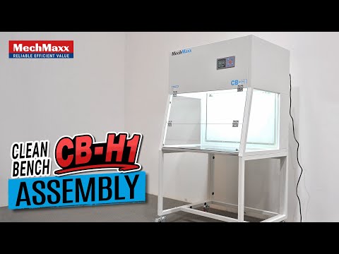 MechMaxx CB-H1 Horizontal Laminar Flow Clean Bench Assembly Video