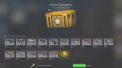 Opening a CS:GO case til a gold appears... DAY 84