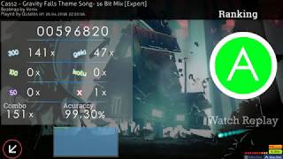 Qutatos | Gravity Falls Theme Song - 16 Bit Mix [Expert] | 1x Miss 99.30% 142pp