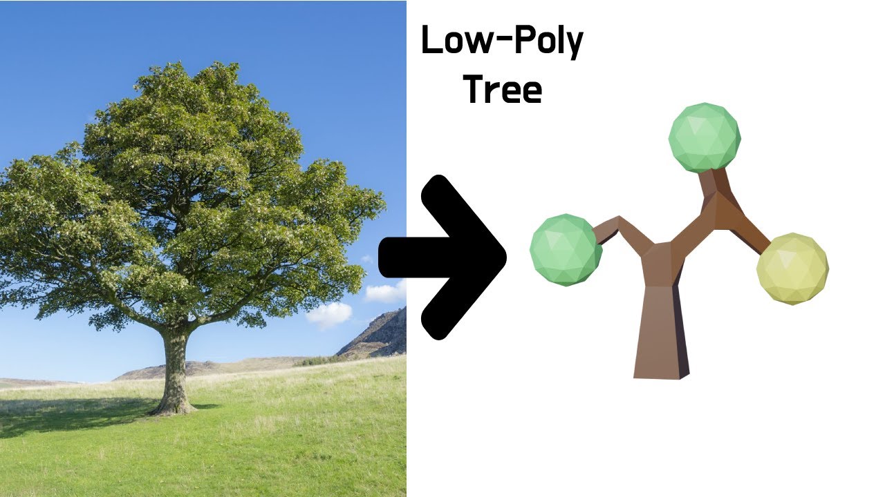 How to Make a Low Poly Tree in Blender - YouTube