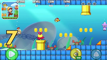 Super Matino Adventure Level 41-50 (Boss Fight) Gameplay (iOS,Andriod) #supermatino