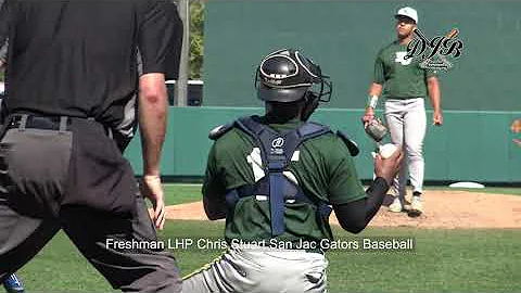 Freshman LHP Chris Stuart San Jac Gators Baseball