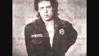 GG Allin &amp; The Jabbers - One Man Army (with lyrics)