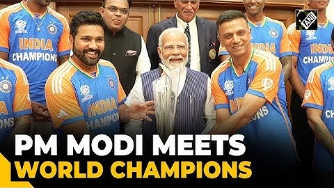 PM Modi's interaction with World T20 Champions Indian Cricket Team
