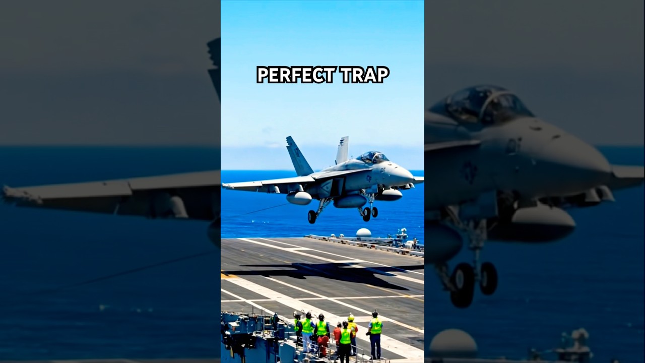 EA-18G GROWLER SMOOTH CARRIER LANDING 🇺🇸✈️ 