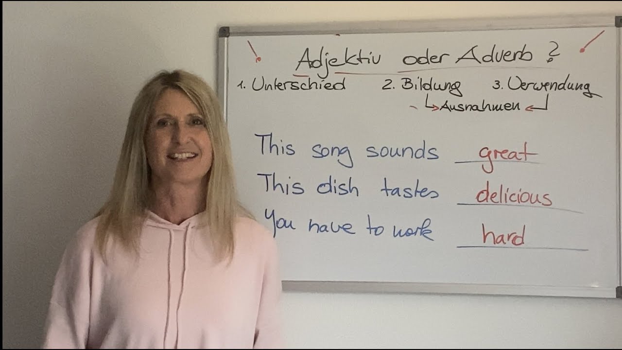 📌 Adjektiv oder Adverb?  Bildung und Verwendung im Englischen