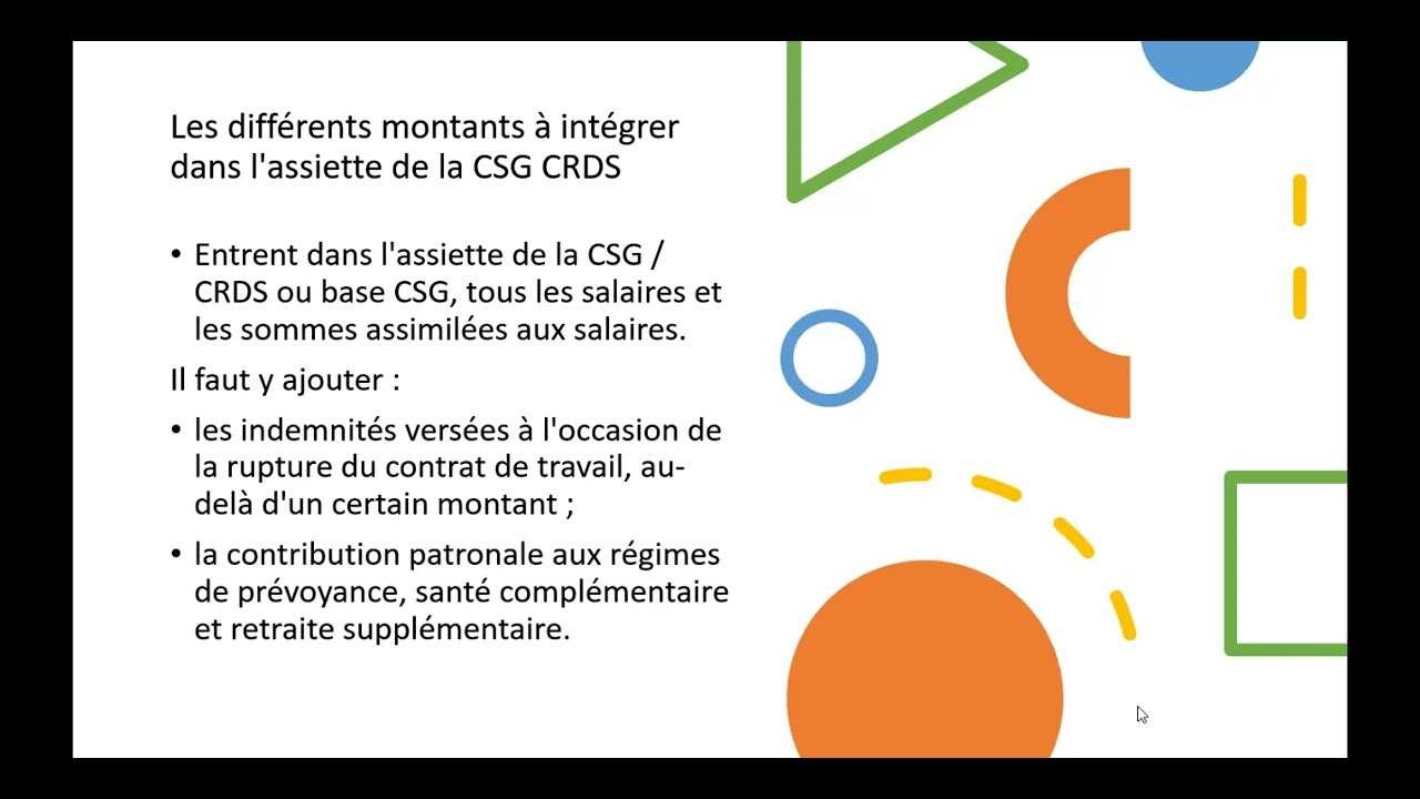 Calcul de la base CSG CRDS