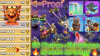 RC Charge+Sky Wagon Make This Dragon Rider Strategy Unbeatable. 10 Invisible Spell+9 Dragon Rider. 👇