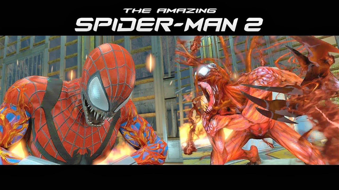 Spider Carnage vs Carnage - The Amazing Spider-Man 2 Game (PS4) - YouTube