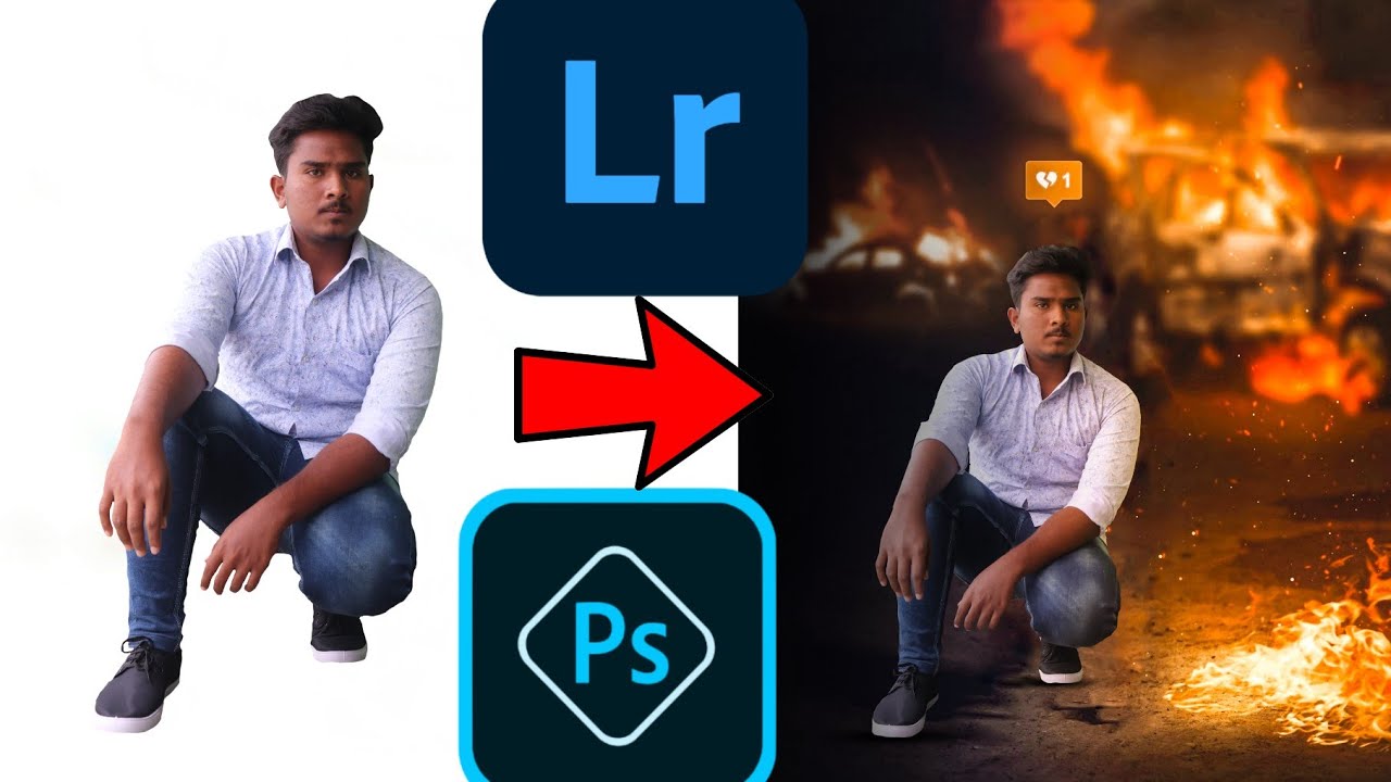 How to edit pranav pg fire edit  in mobile  pscc 2019 Tutorial