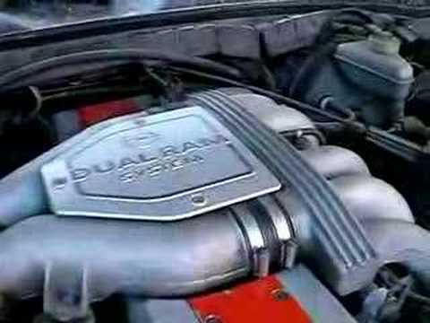 Opel Senator engine sound without air filter