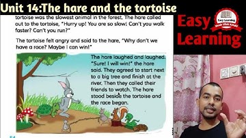 কচ্ছপ ও খরগোশ এর গল্প।Class Five English -Unit 14 full. English For Today. English 5 English