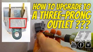 Converting a twoprong to a threeprong outlet