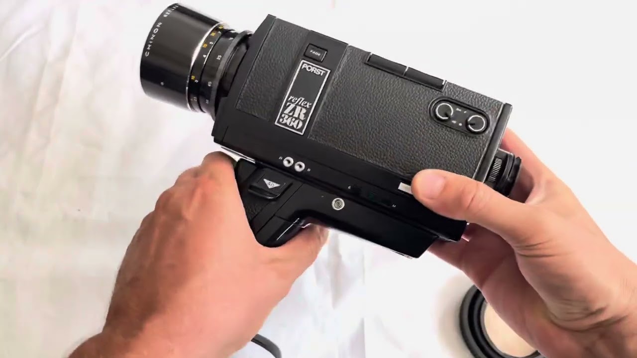 Porst ZR 360 super 8 camera film testing + loading film | For sale