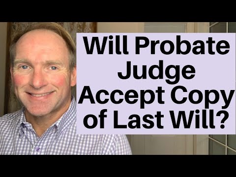 Video: O copie a unui testament poate fi testată?