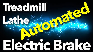 Adding an AUTOMATIC Electric Brake to a Treadmill Lathe Motor Upgrade