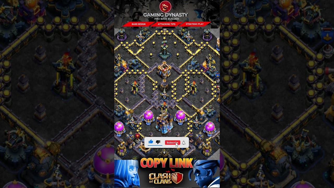 *NEW BASE TH18 CWL & WAR BASE - BEST ANTI 3 STAR TH18 DEFENCE BASE IN CLASH OF CLANS!