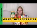 Grab these supplies dollar tree prepping