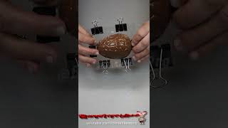 Chocolate 3D Easter Egg Tutorial #chocolate #food #tutorial