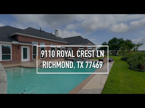9110 Royal Crest Ln, Richmond, TX home video tour