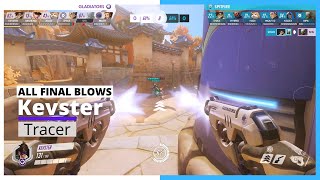 KEVSTER TRACER Highlights vs Spitfire | All the Final Blows | OWL Season 2021 Week 2