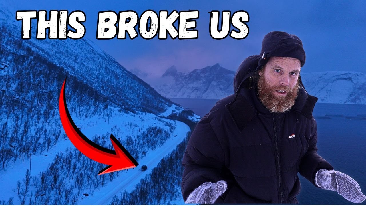 EXTREME ARCTIC VANLIFE - No Sun for 55 Days days living in darkness.
