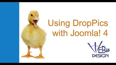 Using Joomunited DropPics for Joomla 4 -Galleries