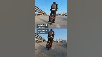 DJI Osmo 360 vs Insta360 X5 + ND Filter
