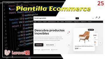 25 🎨 INTEGRACIÓN DE PLANTILLA SHOP | Diseño Profesional para la Tienda Online | Laravel  E-commerce