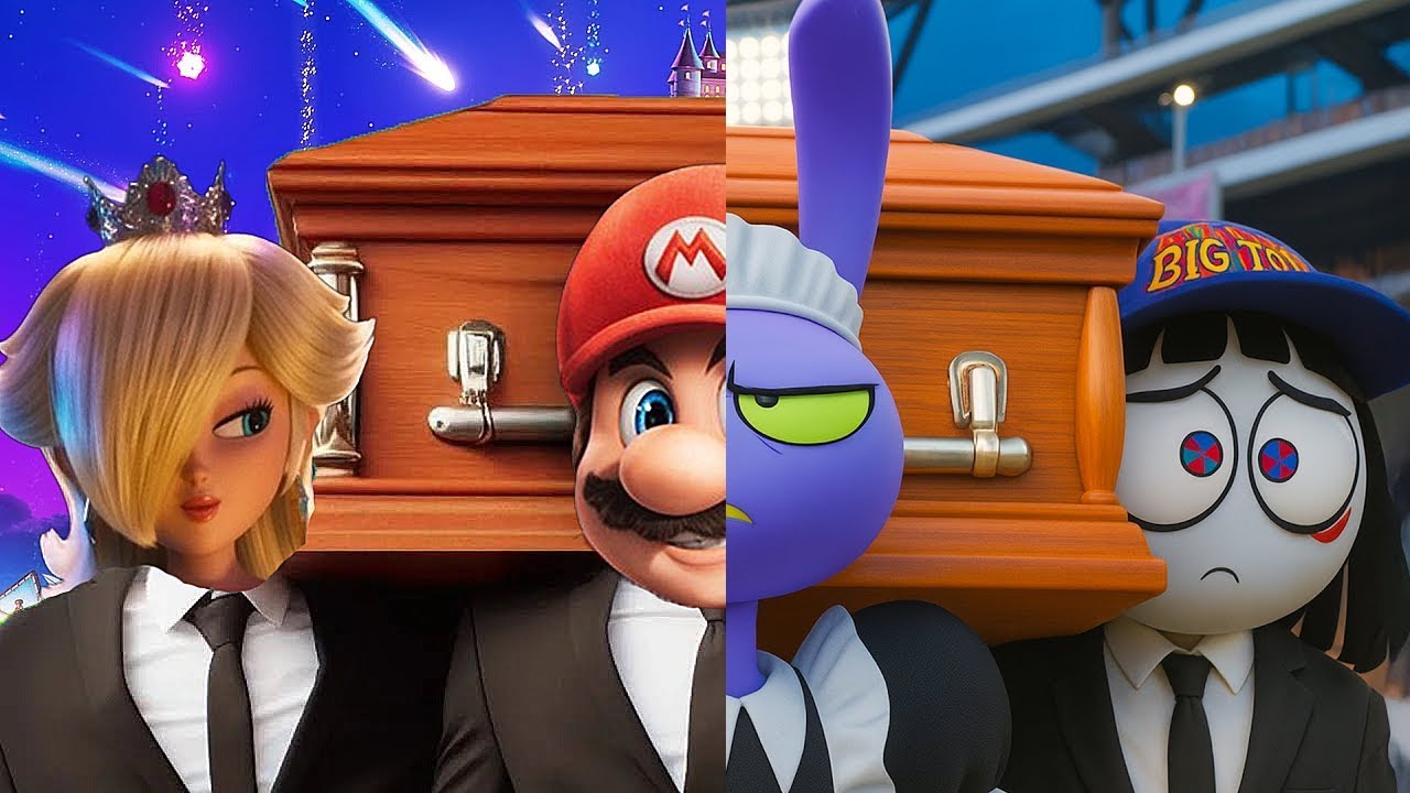 Super Mario Galaxy Movie and TADC (Episode 5) Coffin Dance Mashup @AnthoBroProductions @Ozyrys
