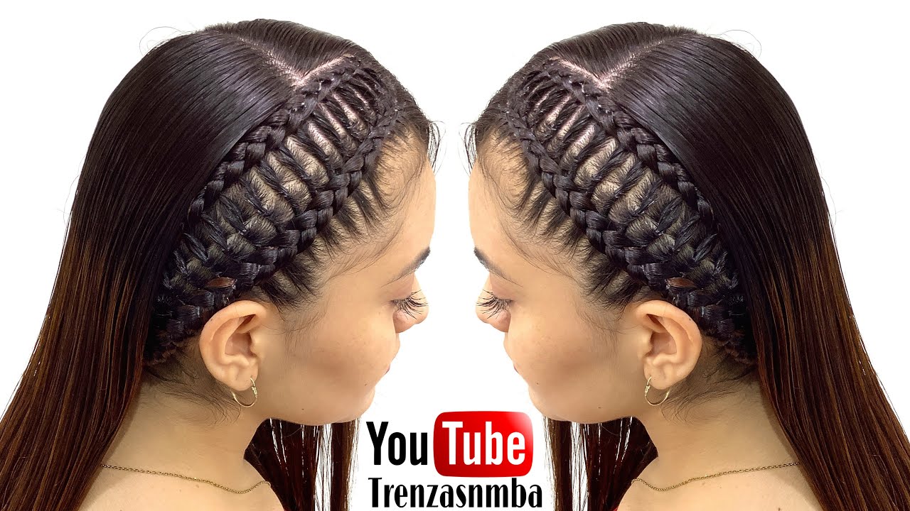 HERMOSO PEINADO EN TRENZA  NUDOS  FÁCIL | PEINADO PARA NIÑA | TRENZAS NMBA
