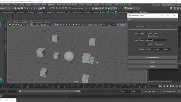 Maya Object Mirror Tool - Maya Script