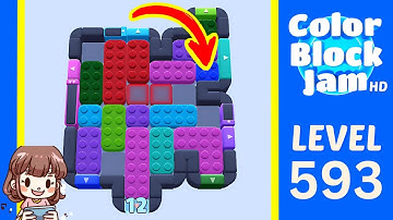Color Block Jam Level 593 Solution Walkthrough