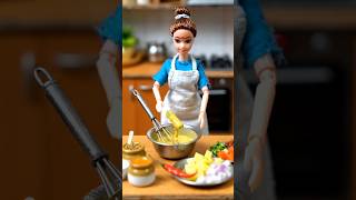 miniature doll making pakora ASMR recipe #food #craft #cooking #shortsfeed #bestyoutuber