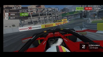 F1 Mobile Racing from the streets of Monaco - Android GamePlay Onboard - Qualifying Laps
