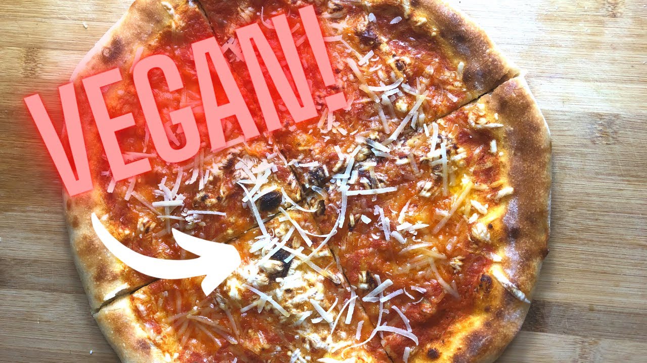 BEST Vegan Cheese Pizza Recipe At Home!