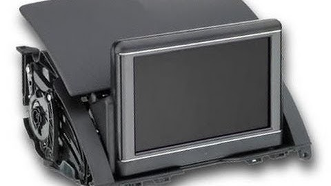 Mercedes W204 C Class Remove Flip up Screen COMAND Command Display Monitor folding flip assembly APS