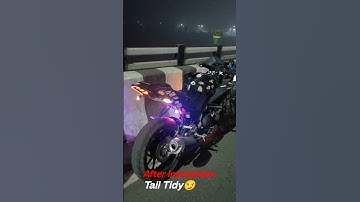 Tail Tidy Epic Fail 😏🥵//#r15v3 dont install tail tidy 😭 #viralvideo #bike #cops #tailtidy