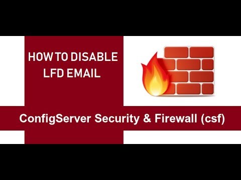 How to disable LFD Email Alerts in cPanel/WHM