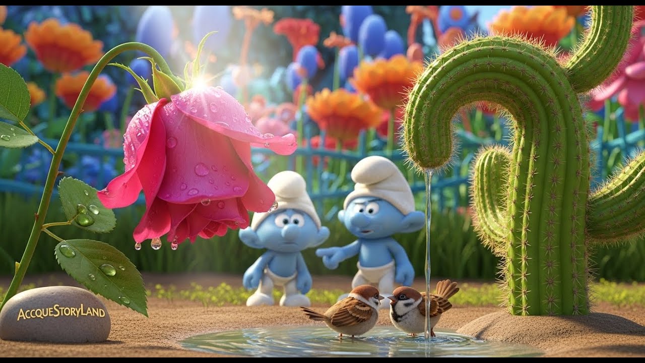 SMURFS — The Rose and the Cactus Lesson | Bedtime Story
