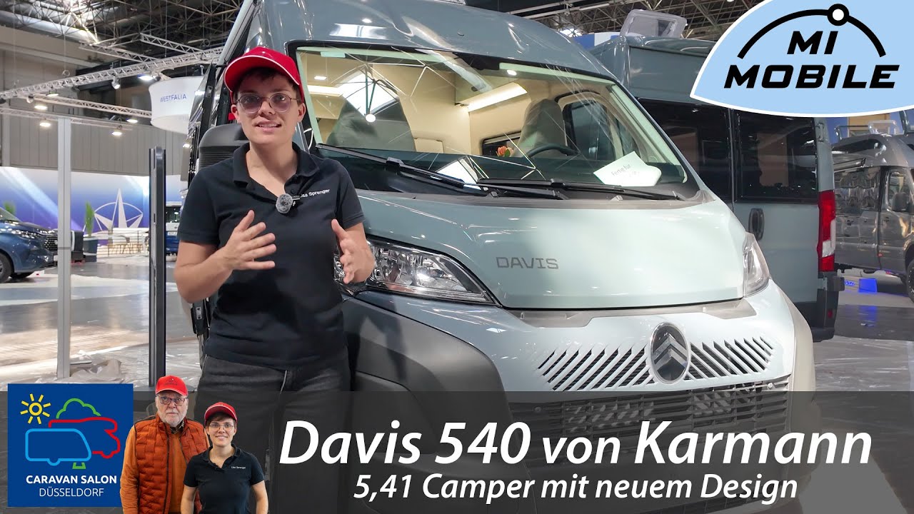 🔴Design NEU🔴 Karmann Davis 540: Der 5,41-m-Kompakte mit Querbett im Check | Caravansalon Düsseldorf