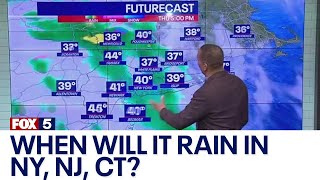 NYC weather forecast: When will it rain in NY, NJ, CT?