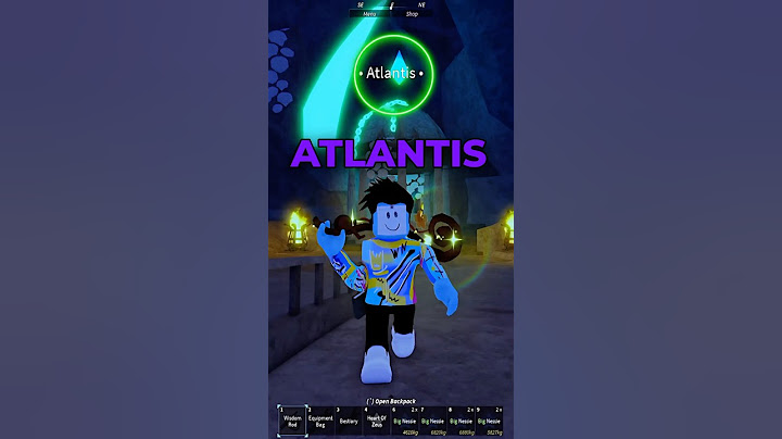 how to UNLOCK ATLANTIS in Fisch #shorts #roblox #robloxfisch