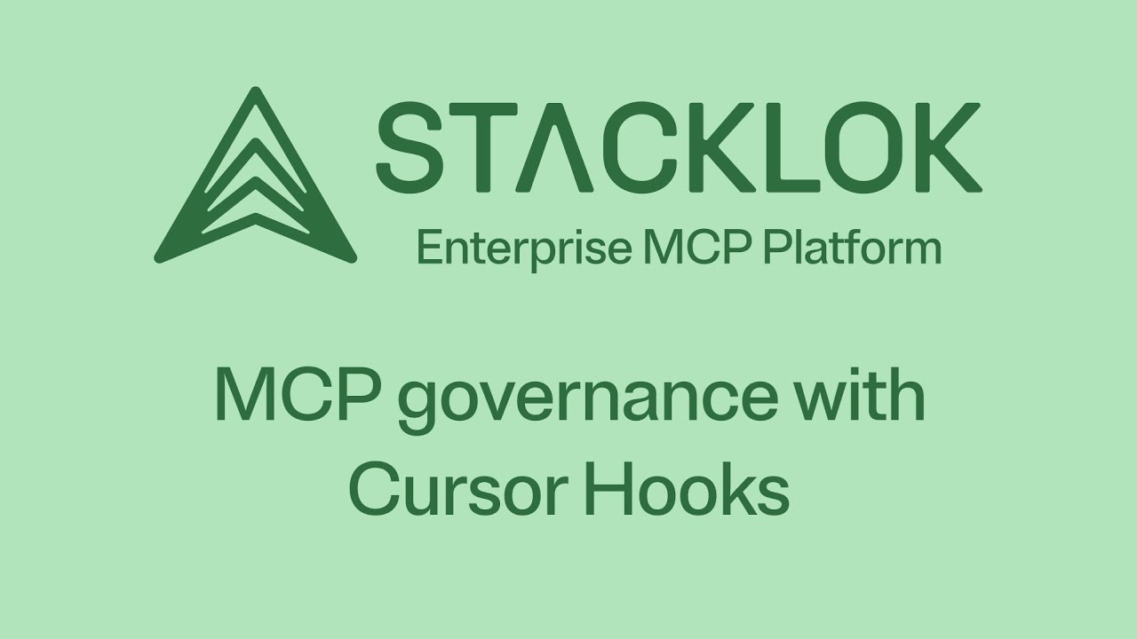 MCP governance in Cursor with Stacklok