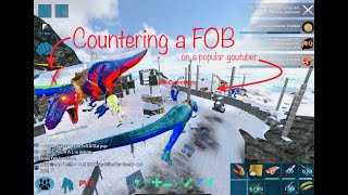 Countering a fat FOB on a famous Youtuber [Ark:Mobile]