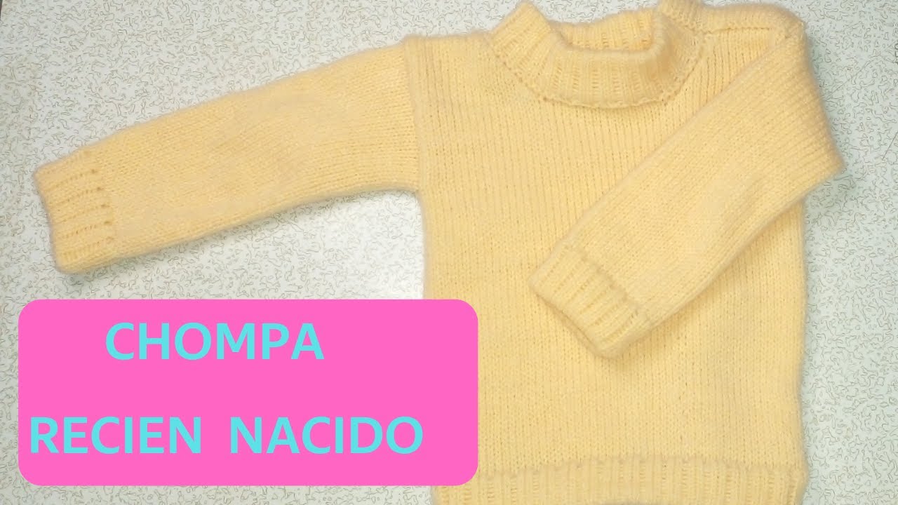 Chompita para recien nacido