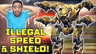 Illegal SPEED! & Crazy Shield! GHOST TYPHON | War Robots WR